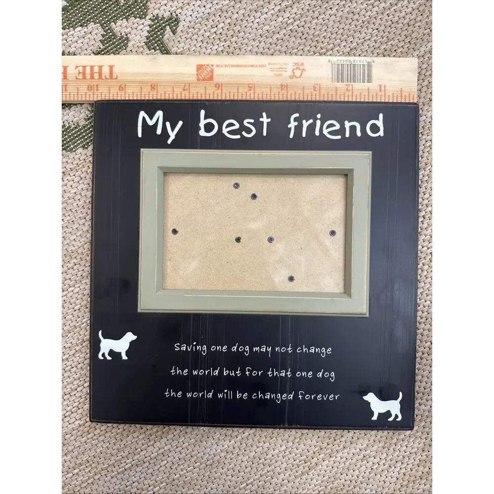 My Best Friend Saving One Dog Frame - 4x6 Photo LSC Accessories 10x10 Frame
